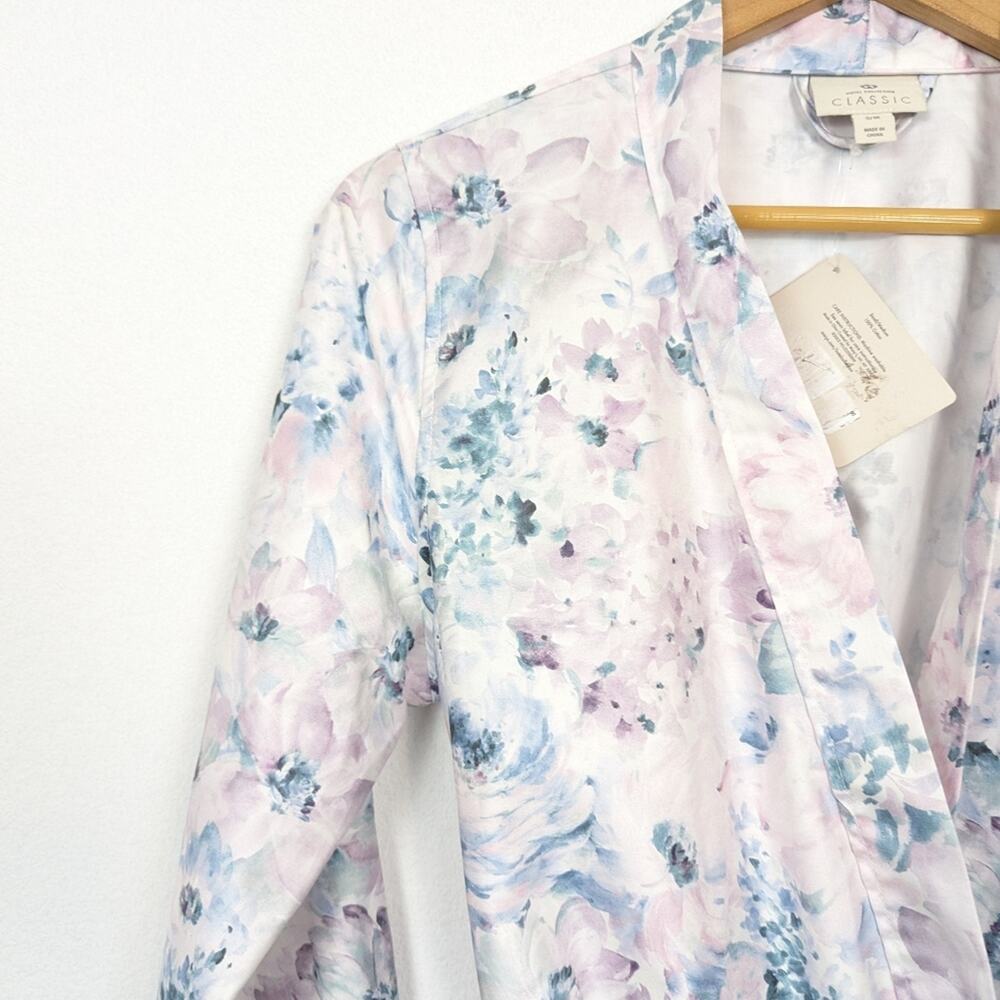 NWT Hotel Collection Classic Floral Kimono Robe Size S/M - Picture 4 of 6